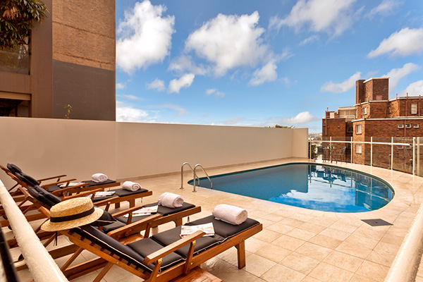 The Macleay Swimming Roof Top Swimming Pool in Sydney