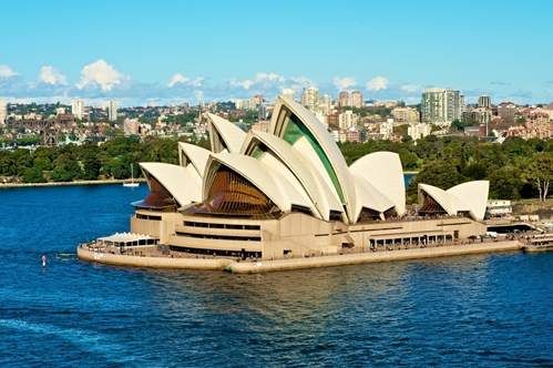 Sydney Opera House located near Potts Point and The Macleay