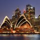 Sydney Opera House at Night located near The Macleay Hotel in Potts Point