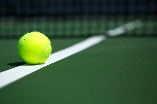 Tennis Ball on Tennis court near The Macleay