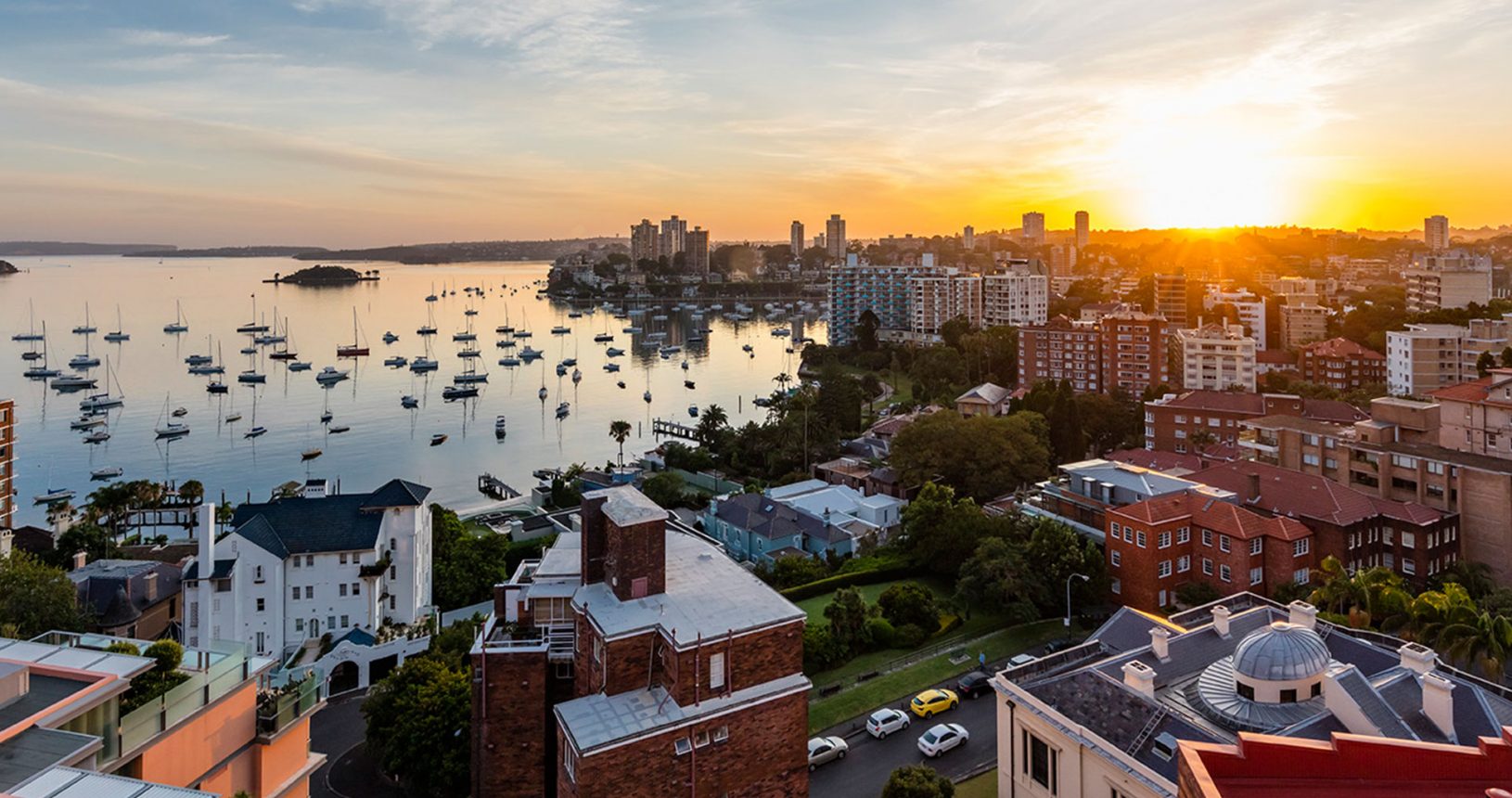 View from the Penthouse at The Macleay Hotel in Sydney