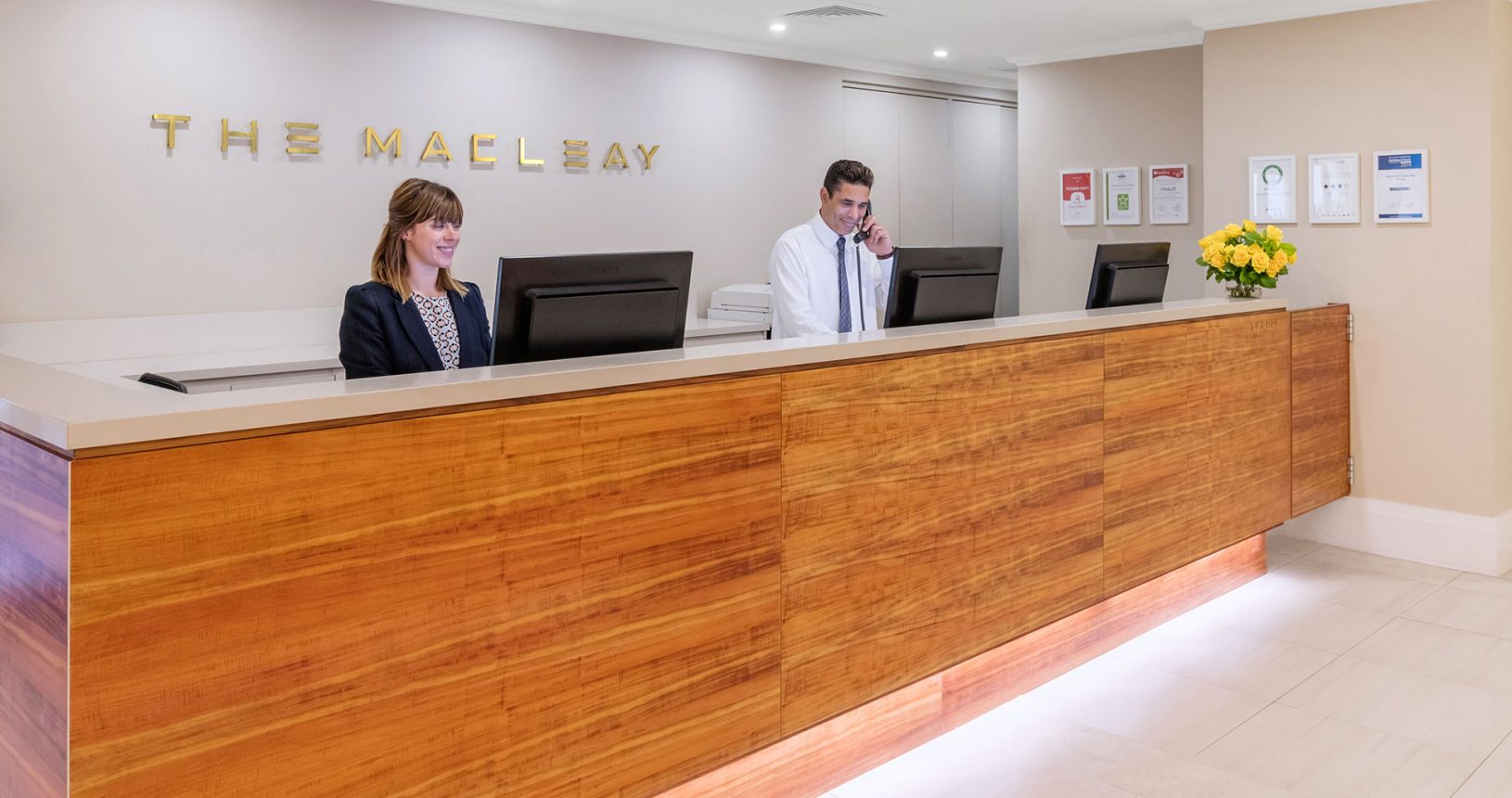 The Macleay Hotel Reception on Macleay street