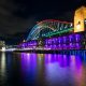 Vivid Sydney festival near The Macleay at Potts Point