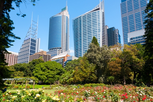 Urban Park only a short stroll from The Macleay Hotel in Sydney