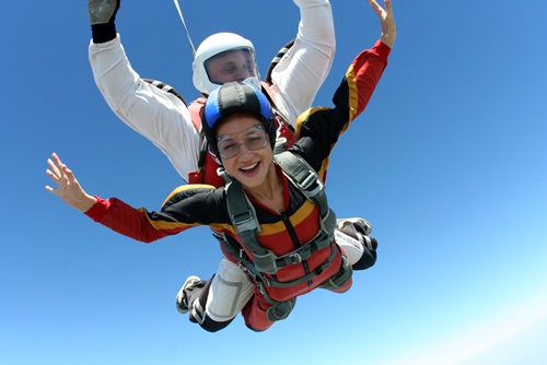 Skydiving in Sydney over The Macleay