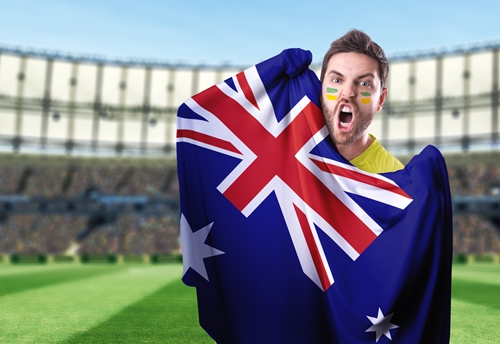 Football Fan in Sydney